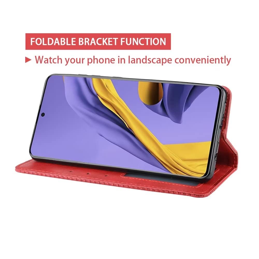 EASSGU Custodia Portafoglio In Pelle Per HUAWEI Mate 50 Pro – Flip Con 3 Slot Carte E Supporto, Colore Blu - 5