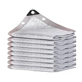Schattennetz-Abdeckung, Reflektierendes Schattennetz, Aluminet, 95% Silber, Verschiedene Größen, for Auto, Garten, Terrasse, Gewächshaus(2x3.0m)