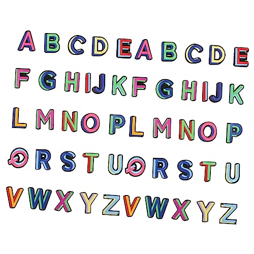 Holibanna Parches De Letras Coloridas Para Ropa Apliques De Termoadhesivos Para Decoración De Vestidos y Accesorios