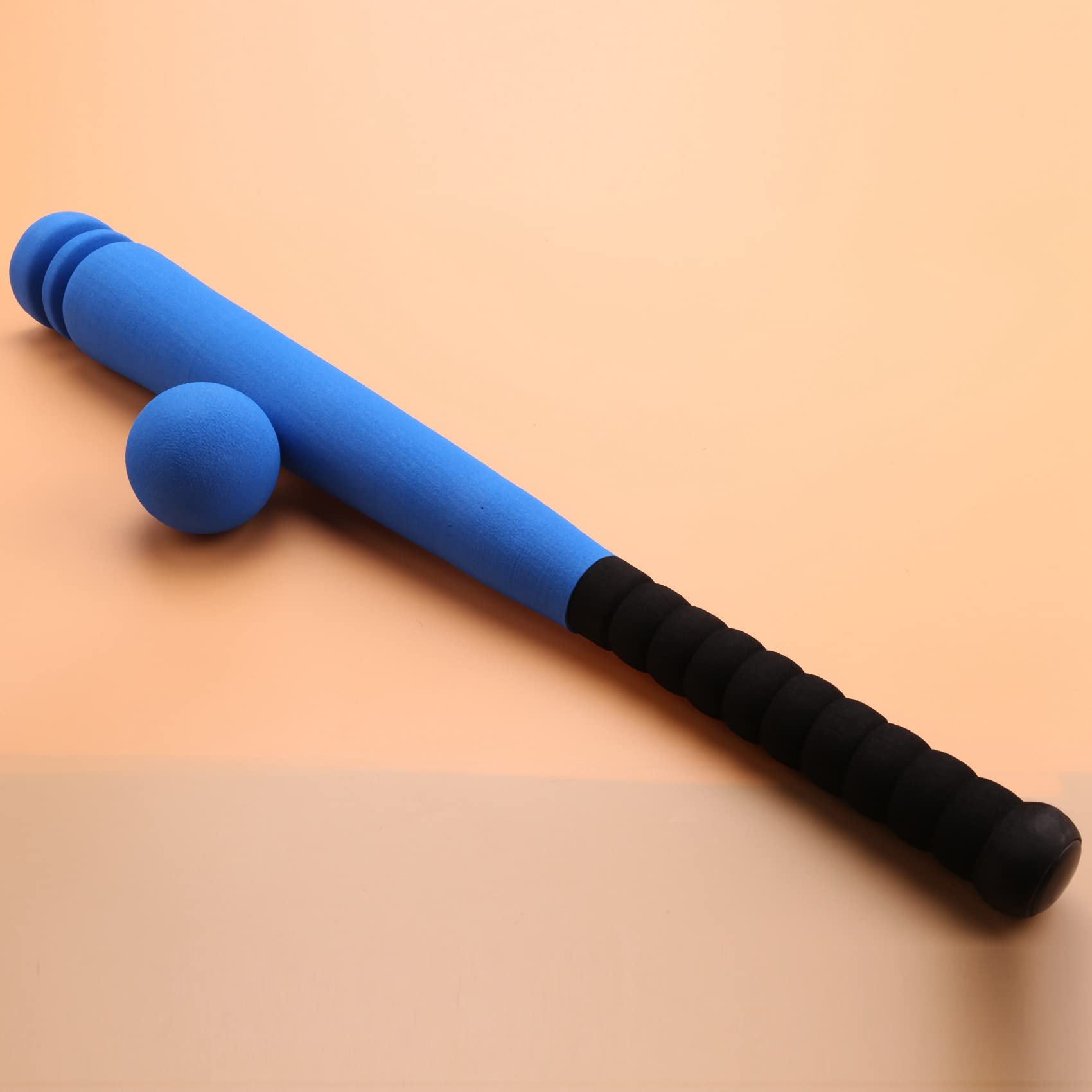 Batte de Baseball en Mousse avec de de Baseball pour Enfants de 3 à 5 Ans, Bleu