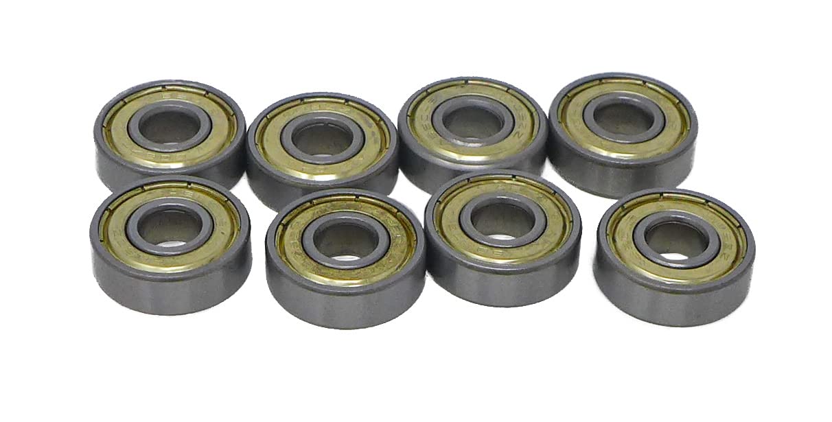 High-Speed Bearings ABEC9 - Quad Skates, Inline Skates, Longboard, Skate Board, Scooter 2300-608ZZ