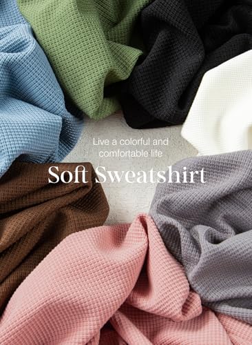 Dokotoo Oversized Sweatshirt for Women Waffle Knit Long Sleeve Hoodies Quarter Zip Pullover Women Cozy Soft Loose Fit Sweatshirts Tops Casual Comfy Fall Fashion Outfits Clothes 2025 Apricot X-Large