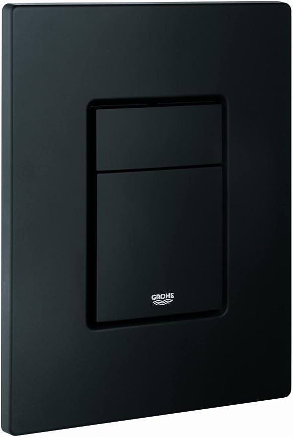 Grohe Even 38966KF0 - Pulsador de descarga, instalación vertical y horizontal, color negro mate