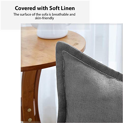 JERRY & MAGGIE - Lazy Sofa Futons Sets Adjustable Sofa TV Floor Couch Folding Sofa Bed Entertainment | Dark Grey