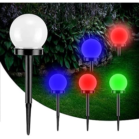 YUANHENLIZ Solar Lights Outdoor Garden, Waterproof Lamp Backyard Solar Powered Garden Lights, Solar Lanterns Outdoor Pathway Lighting for Flower Fence, Lawn Cover