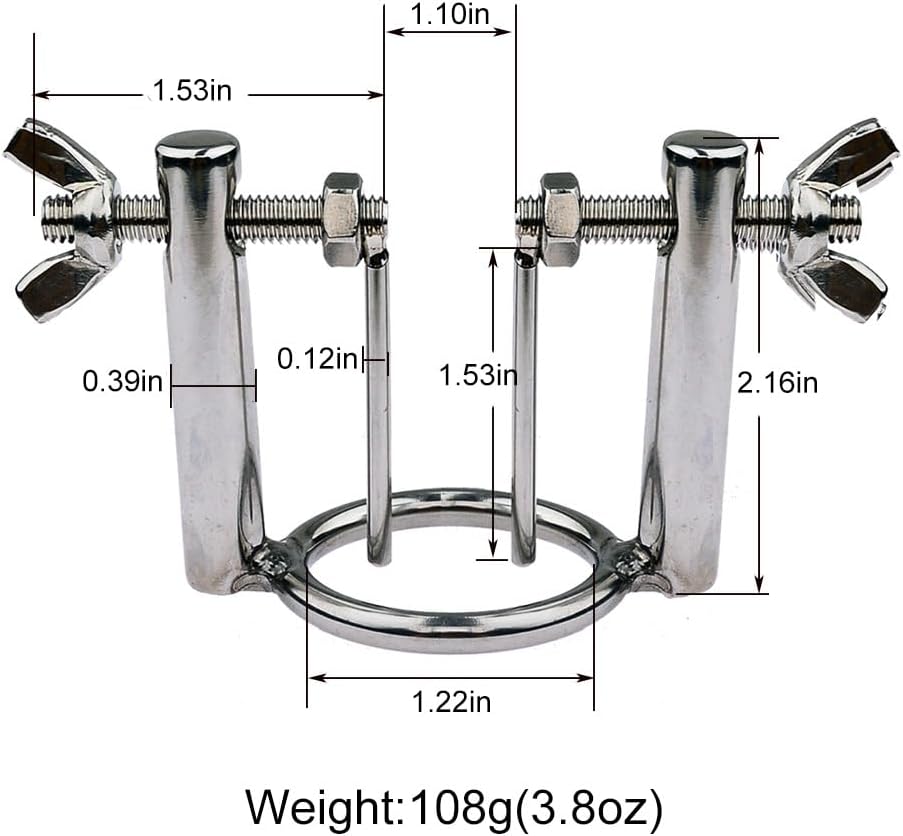 Urethral Dilator Penis Plug Sex Toys for Men,Vice Grip Urethral Stretcher,Male Stainless Steel Sounds Adjustable Stretcher SM Sexual Tool Urethral Sounding Rods Masturbator