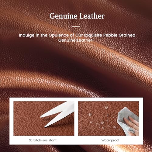 Image of Genuine Leather Hobo Crossbody Bag for Women, Soft Real Leather Bucket, Shoulder Handbag Purse with 2 Removable Strap