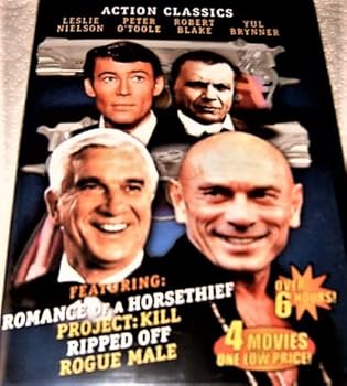 DVD Action Classics: Romance Of A Horsethief / Project: Kill / Ripped Off / Rogue Male Book