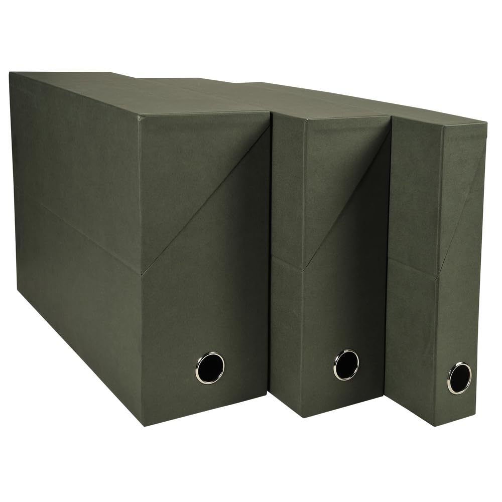 Exacompta 5 Scatole Transfer Economica A4 Dorso 50 mm Verde Scuro