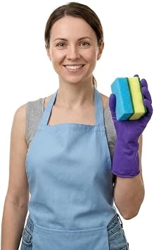 IDEA Home Ms. Kitchen Kitchen Sponges 7.5 x 5 x 2.5 cm Dense Medium Sponges Scouring Pad Durable for Dishes Pans and Pots Set of 60