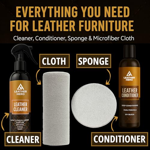 Leather Cleaner and Conditioner Kit