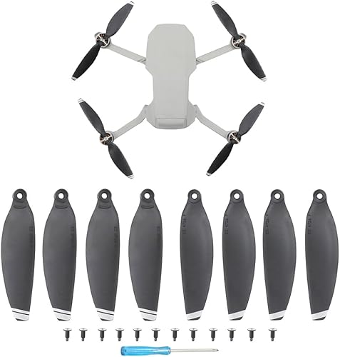 Miniatura 2 de (24 piezas) Mavic Mini Hélices, accesorios de repuesto para drones de bajo ruido y de liberación rápida, compatibles con DJI Mavic Mini