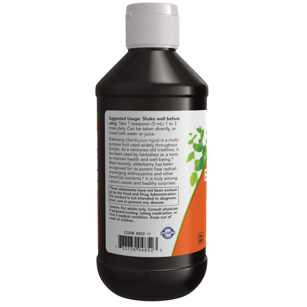 Now Foods Elderberry Liquid, 8 Oz (Pack of 2) — Amazon image 3