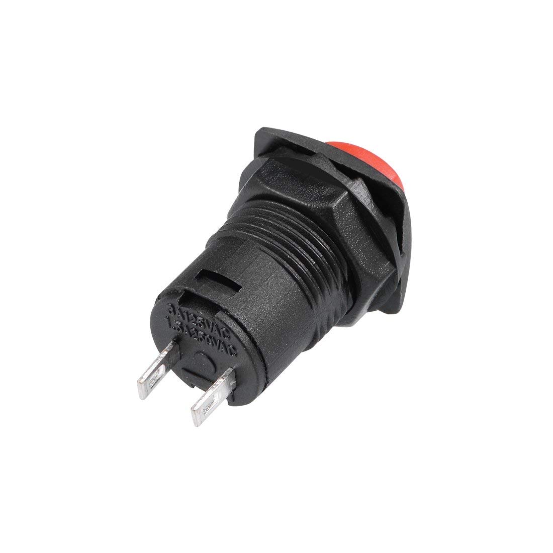 Interruttore a Pulsante Rosso 12mm SPST ON-OFF