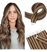 Hairro Glue In Hair Extensions Human Hair Tape In Real Human Hair Skin Weft Double Sided Tape Bal...