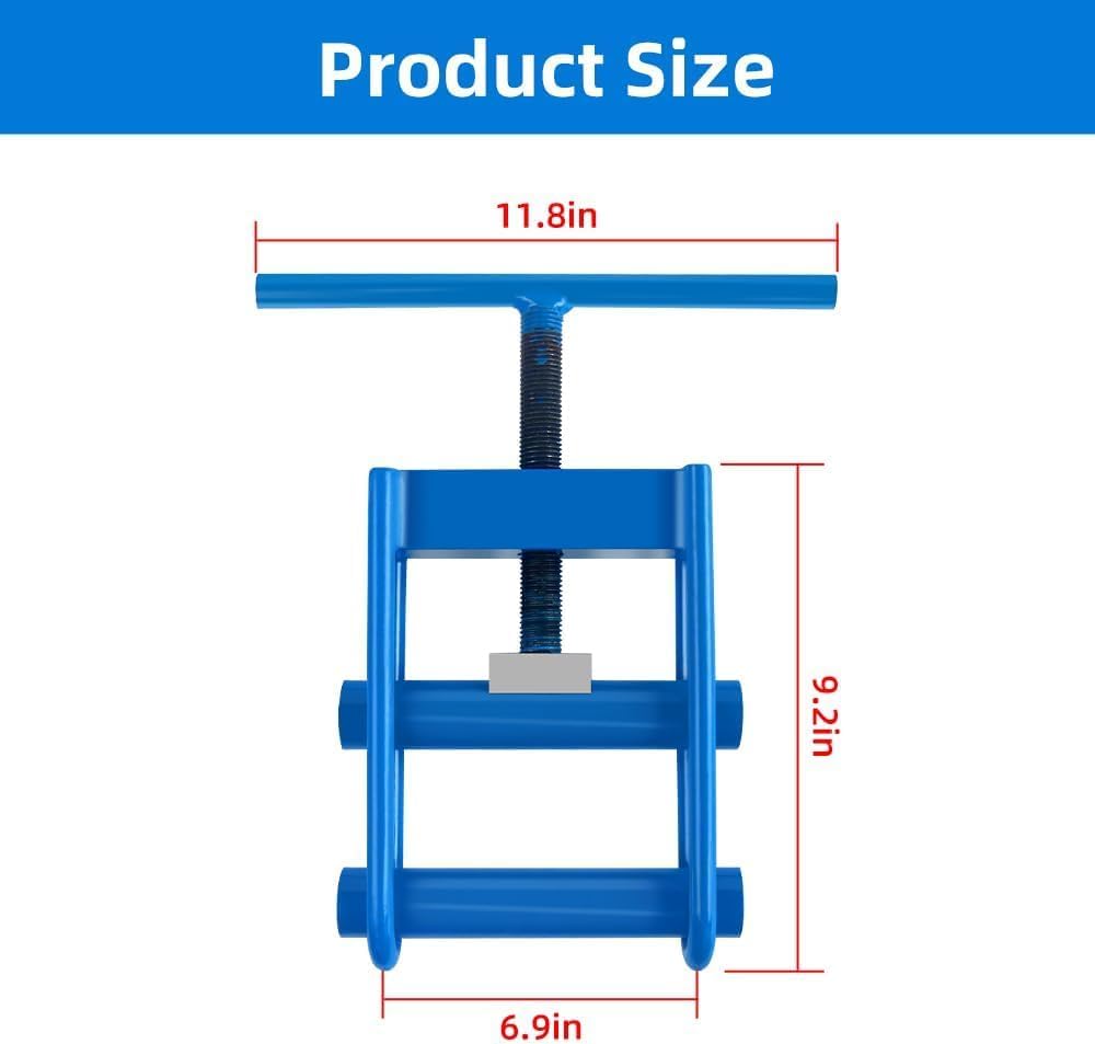 Pipe Squeeze Off Tool,Gas Pipe Squeeze-Off Tool, For PE/PPR/PVC Plastic Water Pipe or Natural Gas Pipeline, Pipe Blocker, Blue Pipe Shut Off Tool (1/2-5.5 in)
