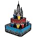Superhero City Tray with Cones - Includes 32 assorted 5" paper cones. Foam. 15 3/4" x 26 1/2"
