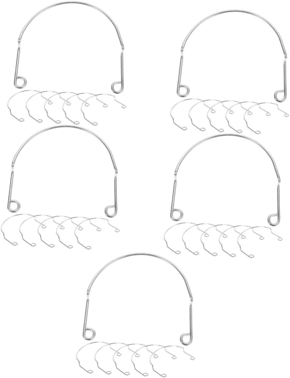 Milisten 30pcs Metal Corner Pool Table Pockets Billiard Net Bracket Snooker Pockets Fixing Kit