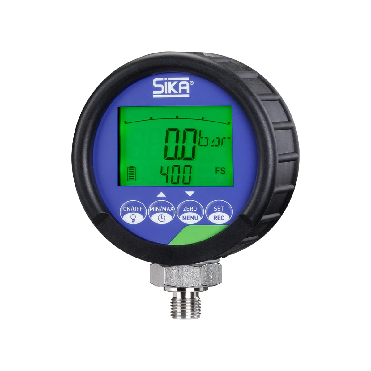 Manómetro Certificado SIKA E2 (Rango: 0 a 1000 bar) - Manómetro Calibrado ENAC - Incluye Certificado de Calibración Acreditado