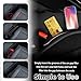 YGDMD 2PCS Car Seat Gap Filler,Tender Car Seat Side Gap Filler for Filling Gaps & Keeping Keys/Small Items from Falling Out,Resilient Vehicle Accessories Cars Gaps Fillers for Vehicle