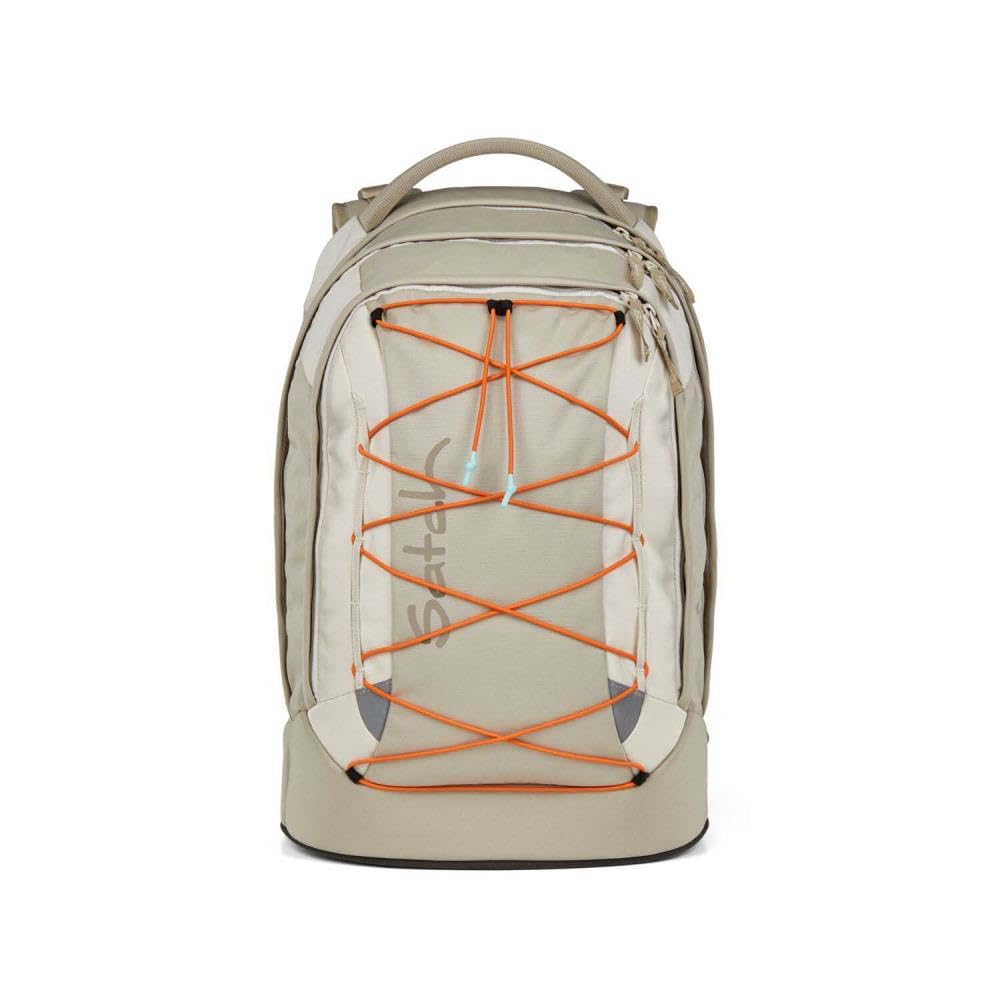 Satch Pack Sneaker Special Style Schulrucksack Set 3tlg. inkl. Schlamper mit Geodreieck (Crossed Sand Sneaker)