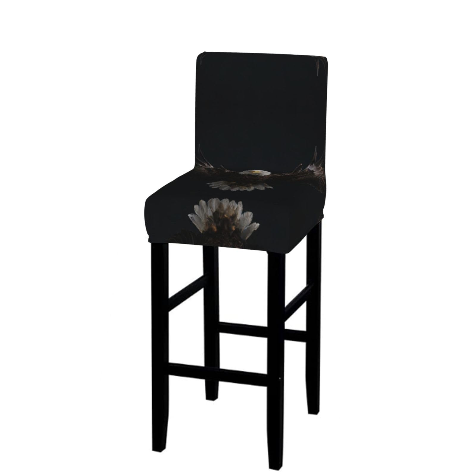 Eagle Wings Spread Bar Stool Cover-Stretchy Chair Slipcover for Kitchen