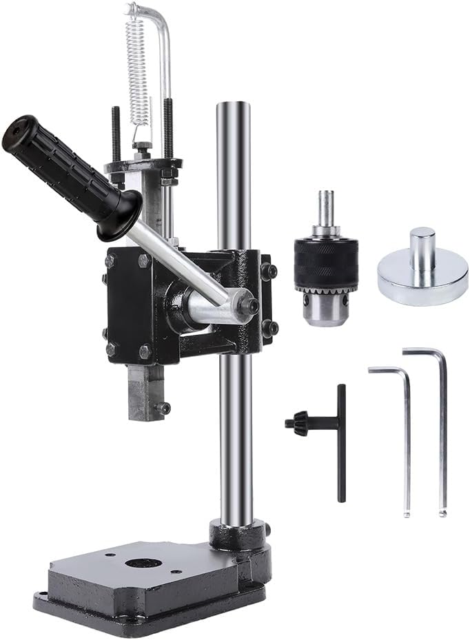 SKMZ Leather Hole Puncher Hand Punching Manual Punch.ductile Iron Base Arbor Presses for DIY Parts Punching, Cutting, Forming Pressing (Square Head Press)