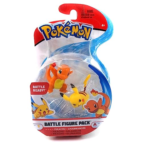 Preisvergleich Produktbild Pokemon Battle Feature Figure Action Ready (Pikachu und Charmander)