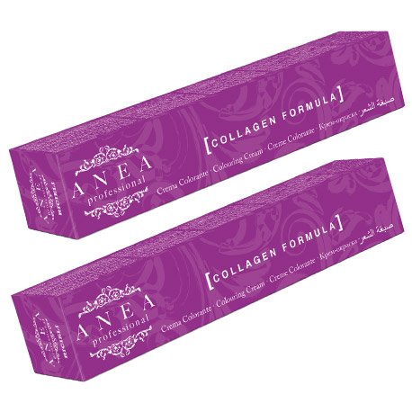 x2 tinte anea con colageno de 100ml nº3 castaño oscuro