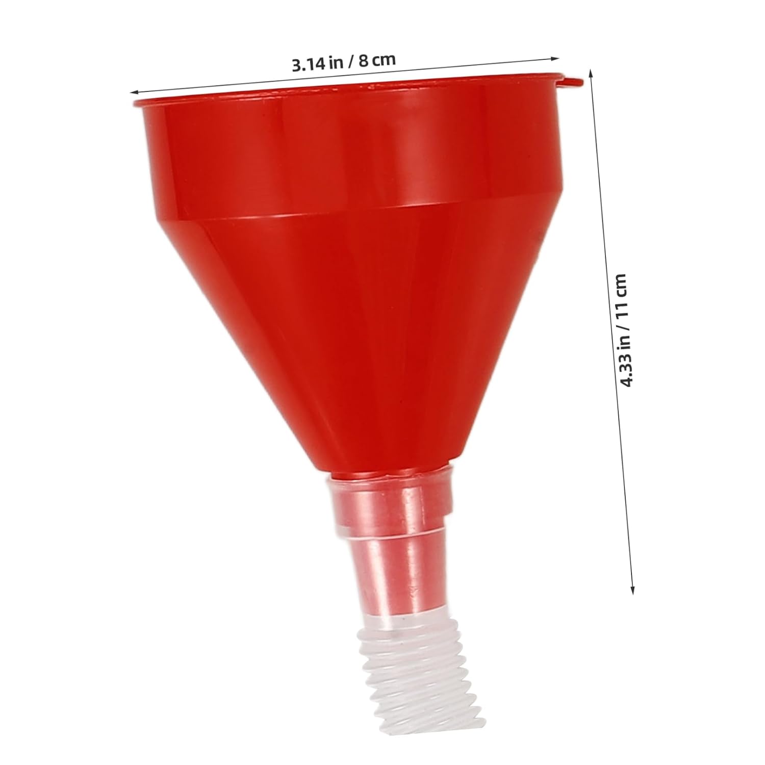 4pcs Flexible Oil Funnel for Transmission Radiator Fill Kit Funnels for Bottles Automotive