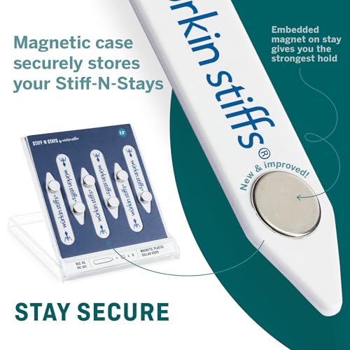 image for W&uuml;rkin Stiffs Würkin Stiffs Plastic Magnetic Collar Stays for Me