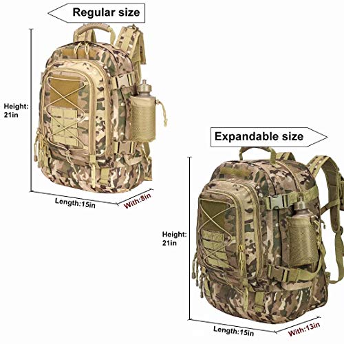 Army Pans Backpack For Men Large Military Backpack Tactical Waterproof Backpack For Work,Camping,Hunting,Hiking(Multicam) #TOP7