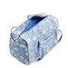 Cotton Large Travel Duffel Bag, Sweet Garden Blue, One Size