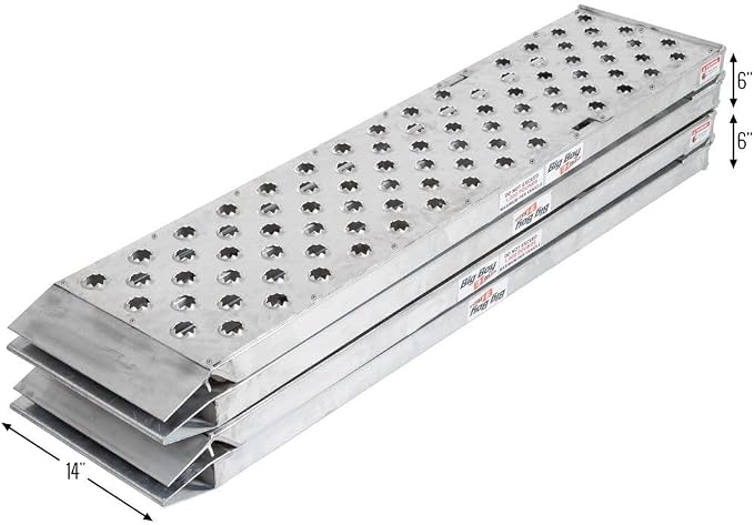 Rampas de carga para UTV de aluminio 10 pies 3000 lbs miniatura 2