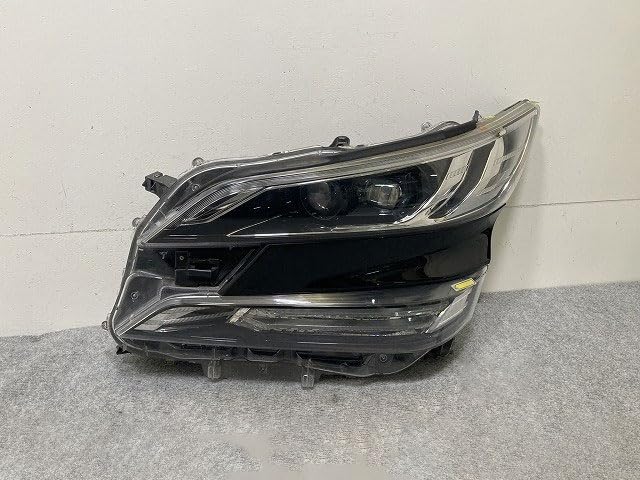 30系ヴェルファイア　左ヘッドライト　AGH30W ステー折れ無し 良品】ヴェルファイア ゴールデンアイズ 30系 後期 純正3眼LEDヘッド