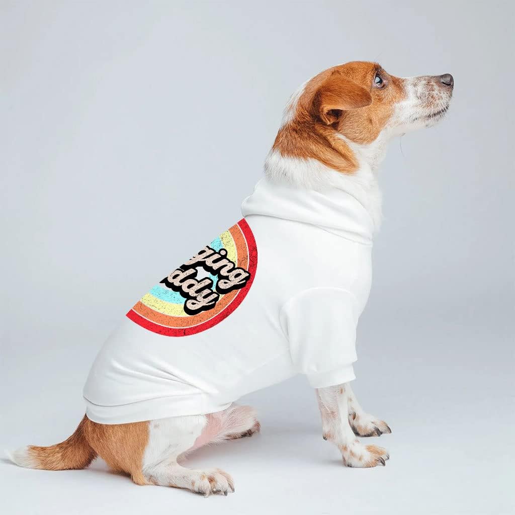 Blog Buddy Dog Hoodie - Dog Quotes - Retro Design - Gray, L