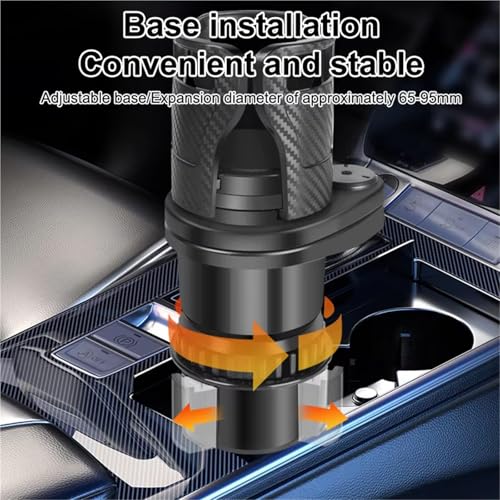 Porte bouteille voiture double couche pour optimiser vos consoles étroites