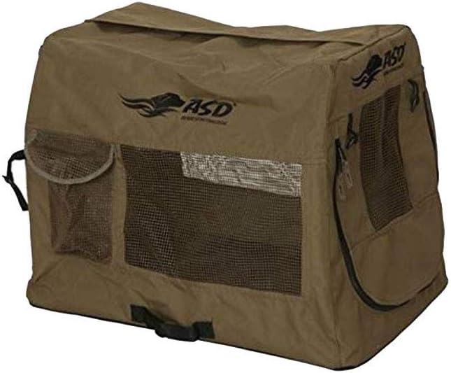 Avery Sporting Dog Quick-Set Travel Kennel – Portable, Collapsible Dog Shelter for Hunting Trips, Camp & Interior Travel, Marsh Brown, L