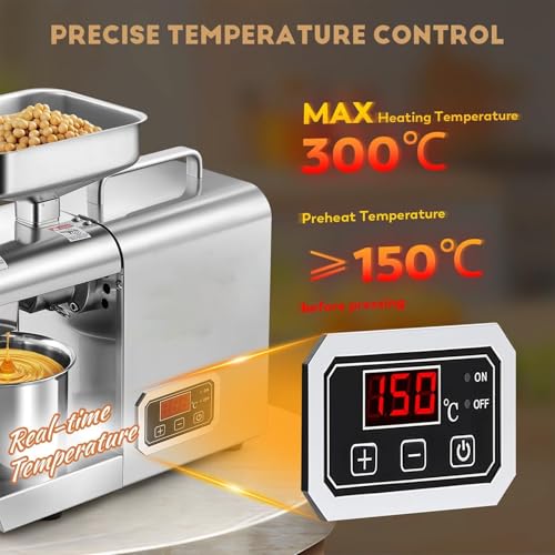 Machine à huile à pression à froid commerciale pour diverses graines