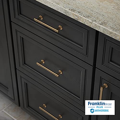 Franklin Brass Francisco P29618Z-CZA-B 5.5-inch Hole Center Cabinet Handles Modern Handles Champagne Bronze Hardware Kitchen Door Drawer Dresser Furniture Pack of 5 - Image 3