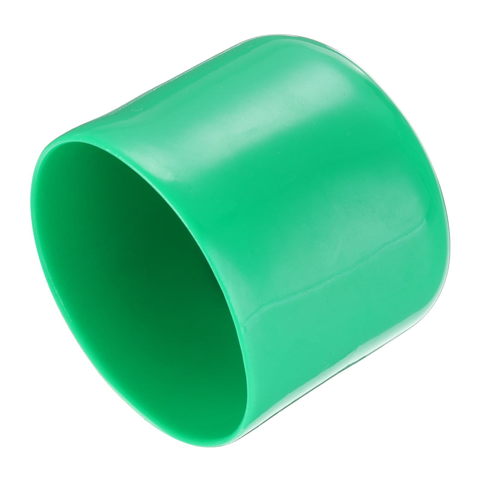 uxcell 20pcs Rubber End Caps 50mm(2 Inch) ID Vinyl PVC Round Tube Bolt Cap Cover Screw Thread Protectors Dark Green