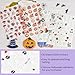 AIMEILI Halloween Nail Stickers - 3D Designs: Ghost, Skull, Spider, Pumpkin - DIY Holiday Nail Art, 30 Sheets