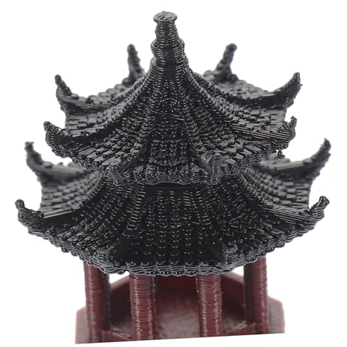 Statue de pavillon pour aquarium Betta et décor japonais de style zen - 7