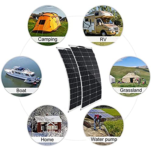 600w 18v Kit Solar 2 Peças 300w Painéis Solares Flexíveis Módulo Monocristalino Painel Solar Com Con