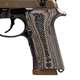 Cool Hand G10 Grips for Beretta Vertec, M9A3, 92X, Custom Screws Included, Aggressive Texture, Coyote, V-C-24