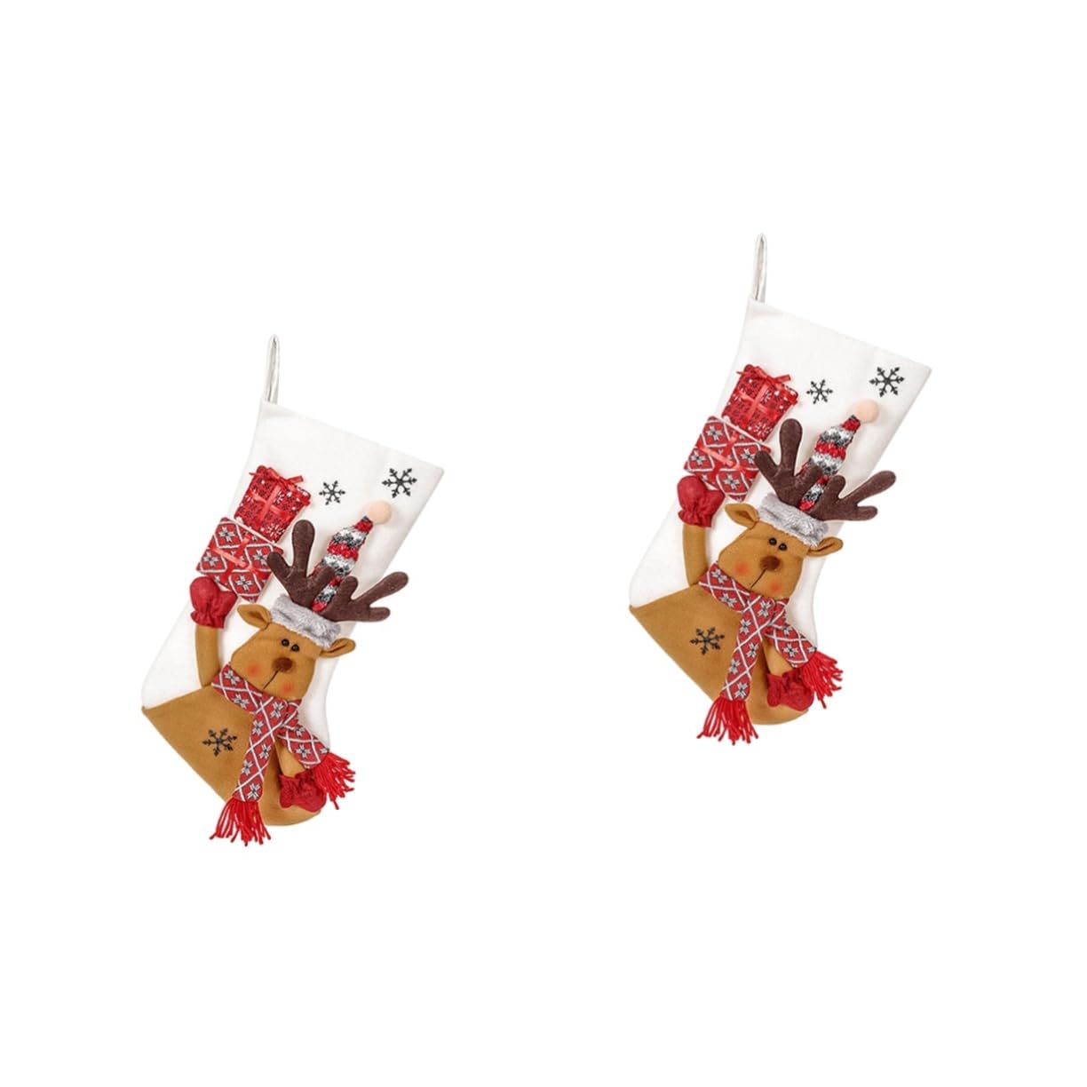 Chaussette de Noël pour arbre de Noël et moments magiques en famille