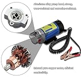12V 100W Oil Extractor Pump Portable Engine Low Noise Self-Priming Motor Diesel for Car Motorcycle and Boat Engine Oil Transfer Change Pump - Image 3
