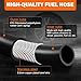 Fuel Transfer Hose 3/4'' Gas Pump Hose 20FT for Gasoline, Dispensing Diesel, Biodiesel, Kerosene, Petroleum Oils