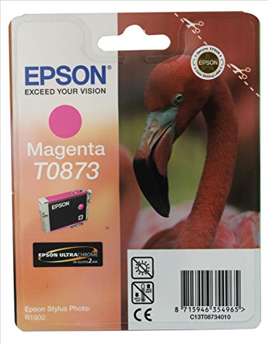 Preisvergleich Produktbild Epson T0873 Tintenpatrone Flamingo, Singlepack magenta