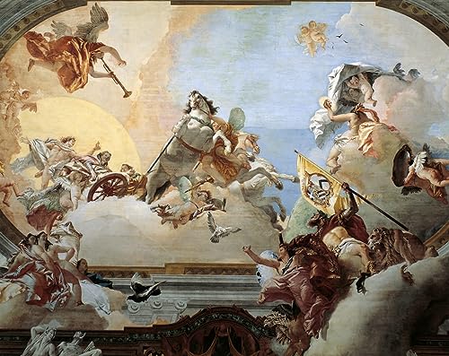 Pintura alegórica del matrimonio Rezzonico: Arte veneciano en su hogar